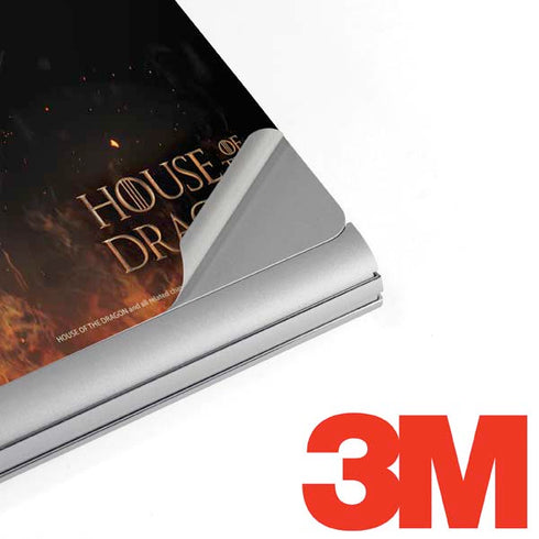 HBO House of the Dragon Flaming Tararyen Sigil Surface Book 2 13.5in Skin